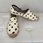 Soludos  White and Black Polka Dot Espadrille Sneakers Sz 10 Photo 1