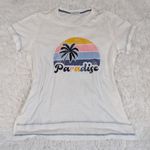 P.J. Salvage  “Paradise” Graphic Tee – Ivory – Size M Photo 6