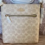 Coach NWT Mini Rowan File Bag In Signature Canvas Photo 1