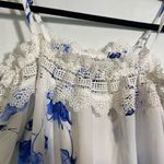 BCX  Women's floral Sleeve Button-Up Top size: small Photo 1