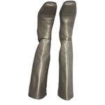 Naturalizer Leather Square Toe Chunky Heel Tall Boots Photo 1