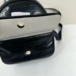 Love moschino NEW Backpack Black Faux Leather Croc-Effect Bag Photo 5