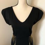 Baby Phat Authentic  Gold Beaded Bodycon Dress Photo 2