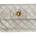 Marc Jacobs  Quilted Leather Envelope Clutch‎ Beige Cream Photo 0