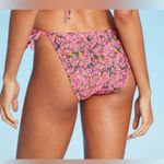 Wild Fable 🆕 Women's Side-Tie Cheeky Bikini Bottom only-Pink Floral Print XS🆕 Photo 1