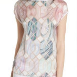 Ted Baker Sold Out Deli Sea of Clouds Blouse Size 1 (UK) or 2 - 4 (US) Photo 0
