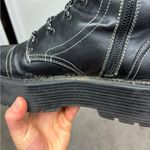 ASOS Black combat lace up boots Photo 4