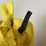 Lisa Marie Fernandez Floral Tiered‎ Dress yellow mini dress with pockets Size 4 Photo 5