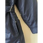 Vintage Bogner Women's Belted Coat Jacket Navy Blue Nylon Made in West Germany Size undefined Photo 7