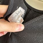 Maison Jules Black Pleated Mini Dress with Diamond Cutouts, Size Large Photo 11