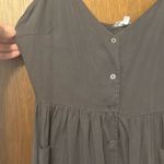 Hashtag  grey button up dress with pockets Photo 8