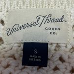 Universal Threads Universal Thread White Crochet Knit Sleeveless Pullover Crop Tank Top Cover Up S Photo 2