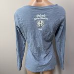 Harley Davidson  Blue Long Sleeve T-shirt Orlando Florida Motorcycle Medium Photo 2