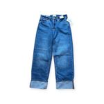 Universal Threads Universal Thread Womens High Rise Straight Leg Jeans Blue Cuffed Size 4 Photo 1