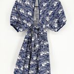 Urban Outfitters NWT Laura Ashley x  Swan Puff Sleeve Mini Dress XS Photo 2