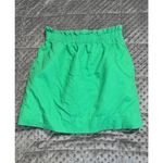 J. Crew linen cotton city skirt size 4 green clover mini linen blend Photo 2