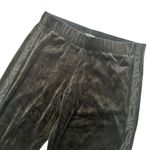 Nike NWT, Crushed Black Velvet Flare Leg Side Vent Pull On Joggers, Sz S Photo 6