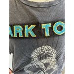 REPLAY Womens Short Sleeve Dress XS Tie Dye Cotton‎ Gray Distressed Photo 4