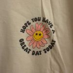 Simply Southern Tan Great Day Smile Flower Motivation T-Shirt - size XL Photo 4