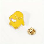 Set Of Two Enamel Unique Animal Cartoon‎ Pins Purple Photo 5