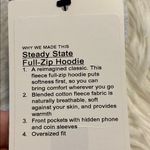 Lululemon Athletica Gray Hoodie Steady State Full Zip Hoodie brand new Photo 10