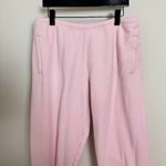SKIMS  Cotton Fleece Blend Classic Joggers in Barely Pink Size Large Photo 4