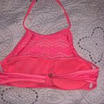 High Neck Hot Pink Bikini Set Photo 2