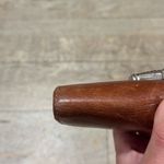 Brighton  Brown Leather Wallet w/ Croc-Embossed Flap & Silver Tone Knot Hardware Photo 7