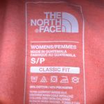 The North Face  Women’s Neon Pink Gray Drawstring Hood Pouch Long Sleeve Hoodie Photo 6
