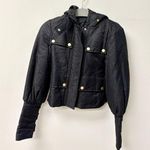 Gucci × Tom Ford Long Sleeve Full Zip Hooded Down Jacket Black Women's 38 / 0 Photo 0