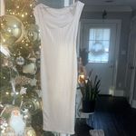 SheIn Cream Midi Dress Photo 2