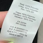 Wilfred  Aritzia 100% Silk Made in Japan Black Chiffon Midi Dress Sleeveless Sz L Photo 7