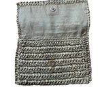 H&M  Gold Woven Clutch Bag With Gold Zipper And Magnetic‎ Closure Photo 2