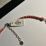 Talbots  Pink Bead Long Beaded Necklace Gold Tone $59 NWT Photo 8