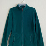 Woolrich  Teal Fleece Jacket with Red Trim Photo 0