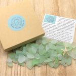 Halloween Genuine Green Sea Glass And Pearl Pumpkin Charm Beach Bracelet Bangle Orange Photo 4