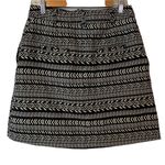 Anthropologie  Maeve Black White‎ Button Front Fieldnotes Skirt US 8 #OB512596 Photo 3