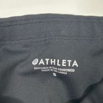 Athleta  Athletic Leggings with‎ Side Pockets & Perforated Floral Design Black Sm Photo 5