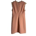 Elisabetta Franchi Blush Pink Sleeveless Frilly Bow Preppy Sheath Mini Dress 4 Photo 12