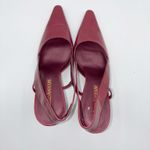 Enzo Angiolini  Eaanara Womens 6.5M Red Leather Slingback Pointed Toe Heels New Photo 2