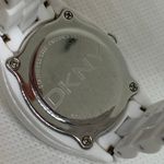 DKNY  women watch 31mm white silver tone ny4925 Quartz analog WR 7” running Photo 6