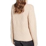 Caslon Women’s Tan Chunky Cable Knit Turtleneck Sweater Size Medium NWT Photo 23