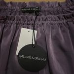 Harlowe $ Graham Harlowe & Graham Purple Off Shoulder Top Small NWT Photo 6