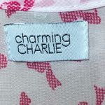Charming Charlie  Small Pink Heart Tank Top Photo 3