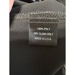 Alice & Trixie  Black‎ Ruffle Neck Top Short Sleeve Blouse Womens XS Photo 6