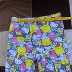 Hello Kitty  Yellow and Pink Cartoon Print Leggings Photo 1