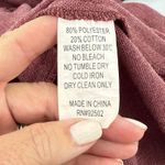 Sacred Threads Poncho Tunic Boho Embroidered Tribal Belted Burgundy Size Small Photo 6