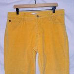 Kancan Yellow Corduroy High Waisted Flare Leg Pants size 15/31 Photo 2