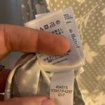 Lands' End Grey Floral Crew Neck Long Sleeve Rash Guard UPF 50 Swim Tee Photo 10