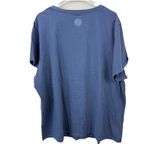 Life is Good Blue American Flag Heart V Neck Crusher Tee Size XXXL 3X Photo 4